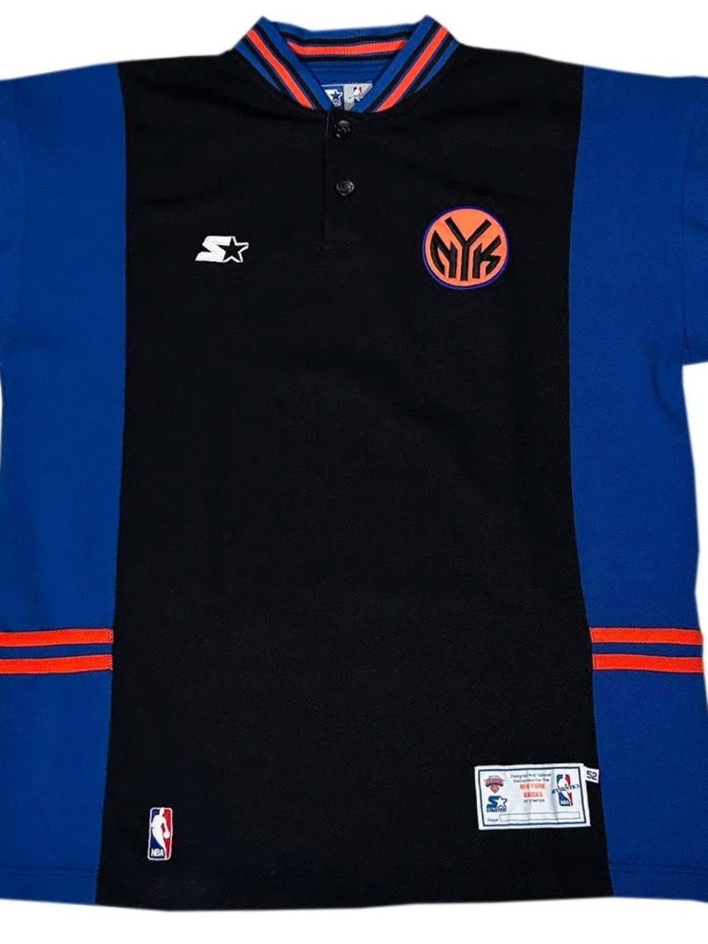 Vintage Starter New York Knicks Shoot Around Shirt (Size 52)